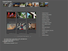Tablet Screenshot of galeria.reszel.pl